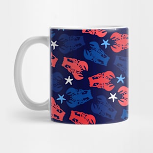 Lobsters Pattern Mug